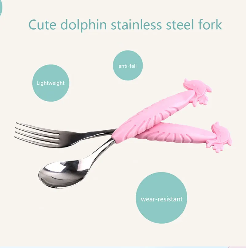 baby plate with spoon and fork set