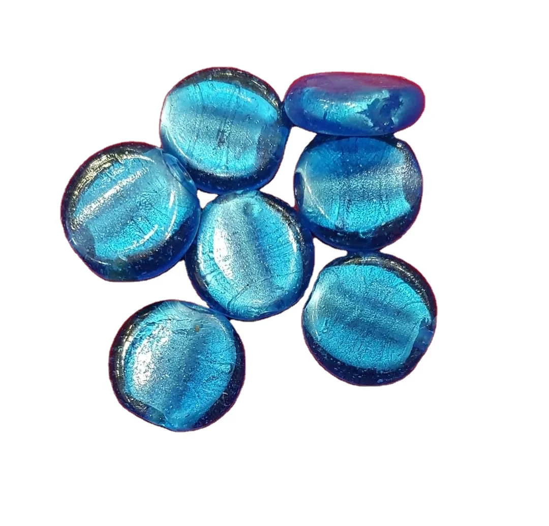 Hot Selling Silver Cotted Glass Beads for Jewelry Making Clothing ...