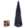 the nightmare before christmas tinsel tree pop up decorated tree black with purple spider