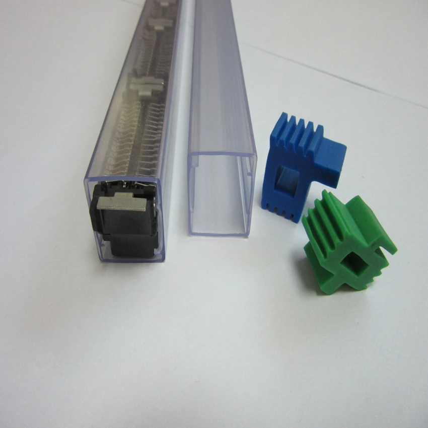 Ic Pipe Package Clear Pvc Tube Antistatic Pvc Packing Tube Clear Hard