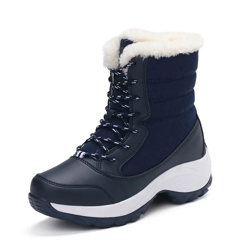 Bottes Hiver Femme Lace Up Strap Sneakers Fashion Warm Fur Sheepskin Snow Winter Boots For Women Buy Winter Boots Boots Winter Winter Snow Boots Women Product On Alibaba Com