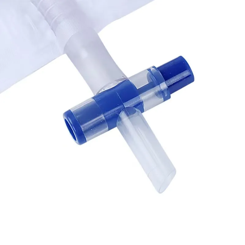 product high quality reinforced medical and household use anti reflux urine collector cross valve-7
