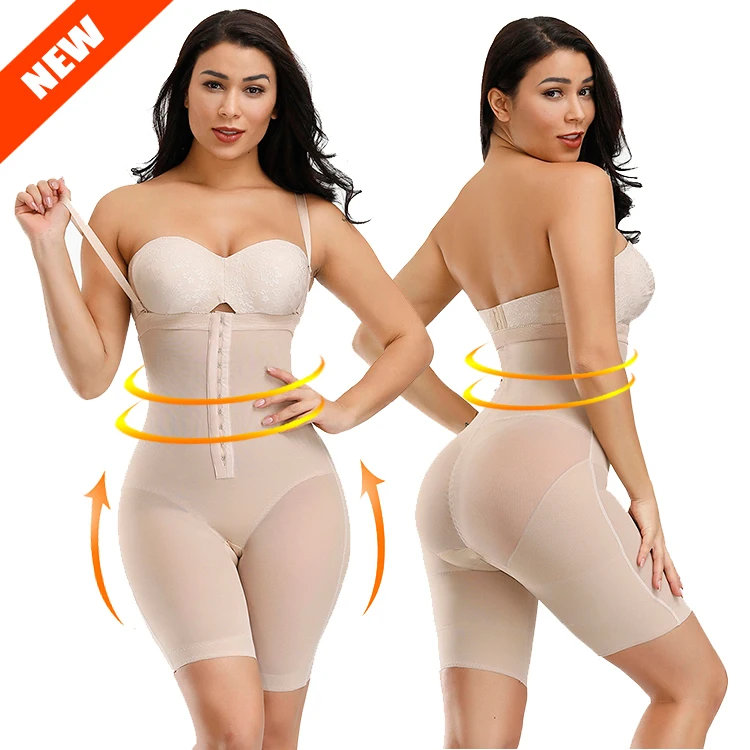 New Arrivals Compression High Waist Fat Belly Trimmer Control Plus Size Bodysuit Shapewear For