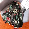 2019 new autumn and winter ladies double-sided cashmere scarf fashion warm thickening flower shawl elegant ladies