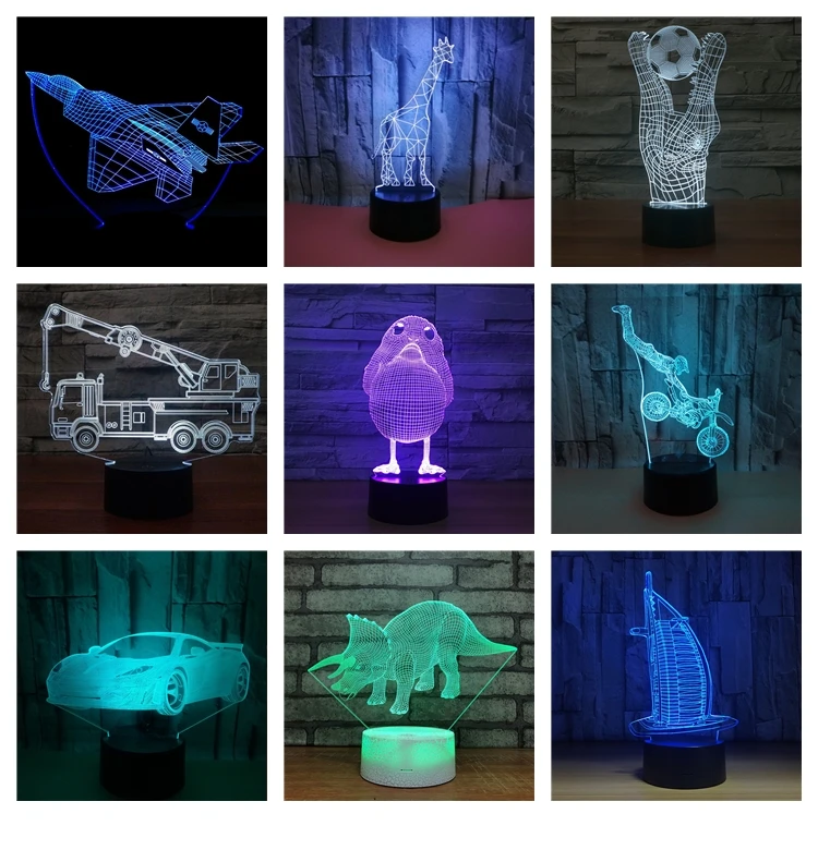 football player figure nightlight