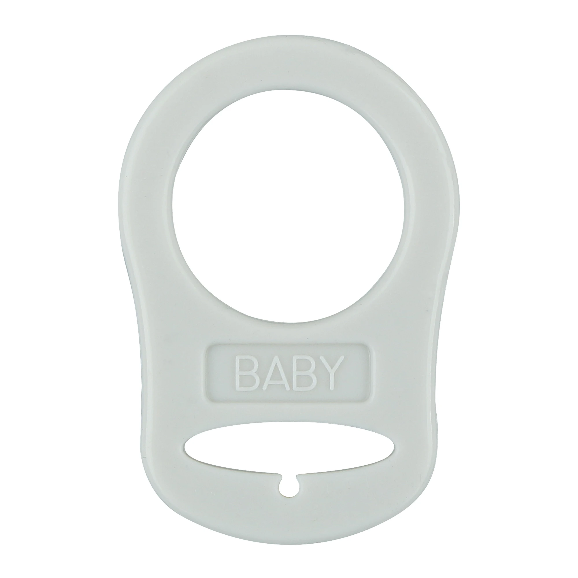 Custom Soft Silicone Baby Passifyer Pacifier Clips Silicone Adapter Rings Holder Nipple Dummy