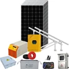 Solar powered system for small irrigation system steam generator sprikler watering system