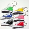 12 SHOE KEYCHAINS tennis shoe high tops key chains exercise walking shoes CUTE AD2733