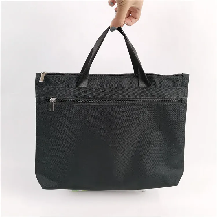 
Popular Oxford horizontal handbag single shoulder portable office business leisure official document meeting bag briefcase 