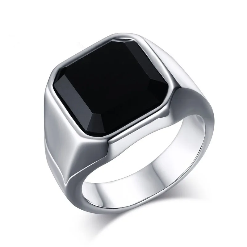 Wholesale Luxury Gemstone Men Black Onyx Stone Ring Gold Silver Plated Male Enamel Blank Ring Buy Onyx Stone Ring Blank Silver Ring Luxury Gemstone Ring Product On Alibaba Com