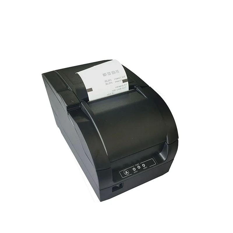58mm dot matrix printer mounted in delivery van cab with tablet and power bank