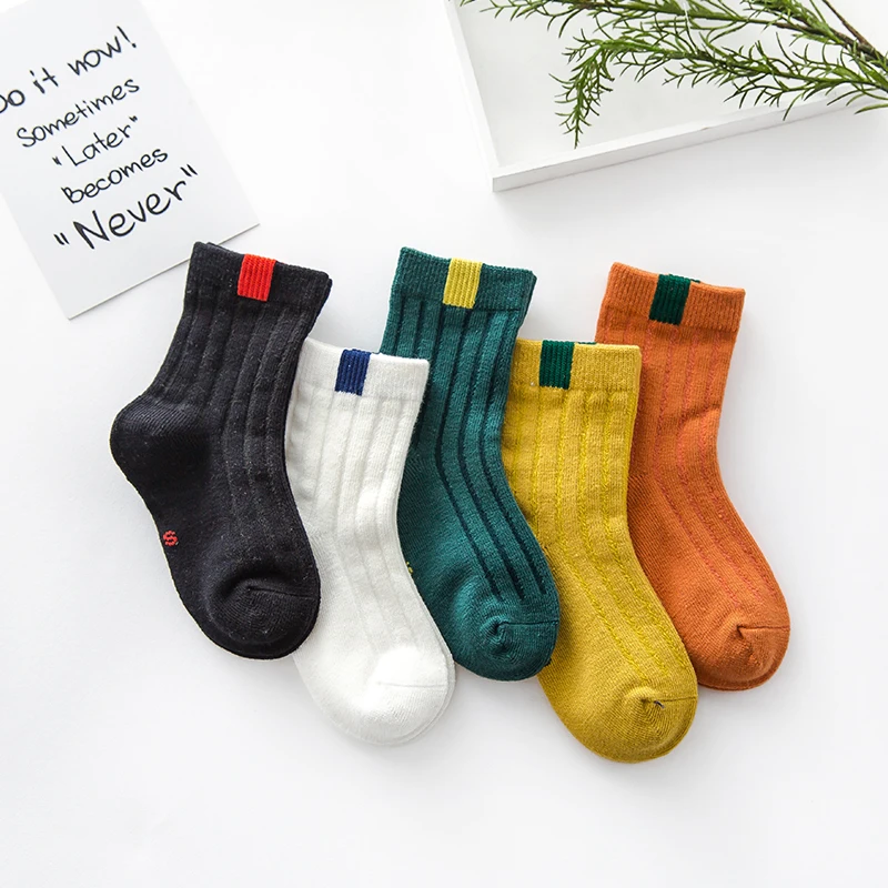 Wholesale Custom Knitted Warm Winter Children Kids Socks - Buy Kids ...