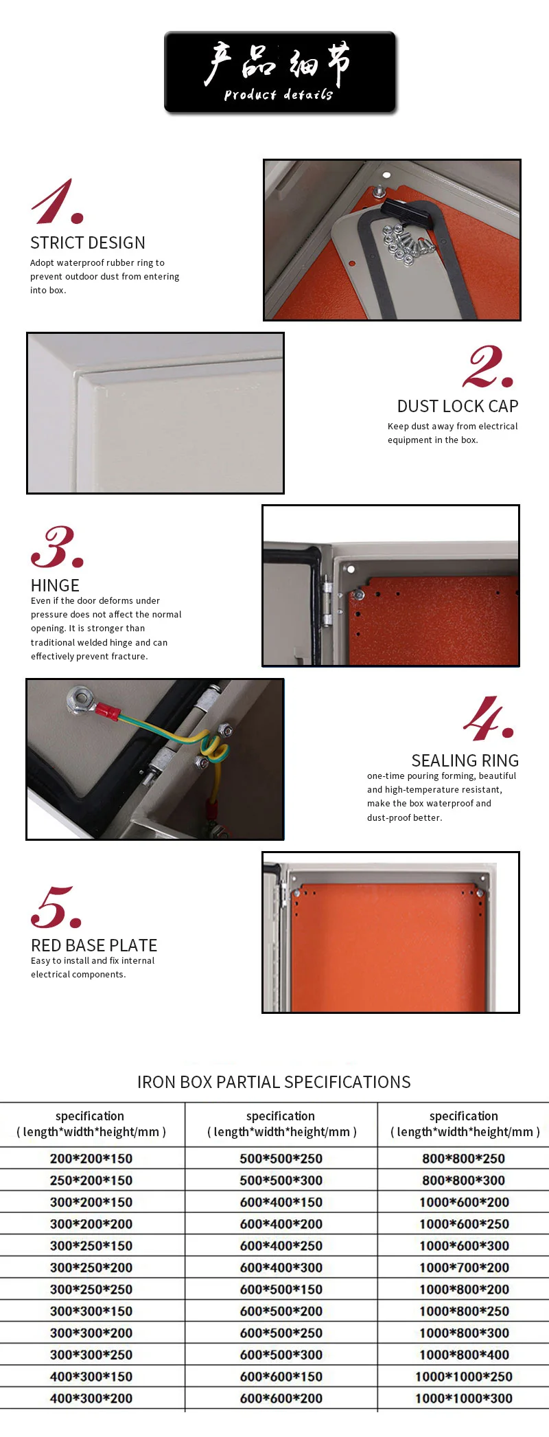 Good Design Hot Sale Metal Case Waterproof Electric Switch Box Electric Cabinet Price 500 400 250mm Buy Metal Case Waterproof Electric Switch Box Cabinet Price Product On Alibaba Com