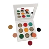 Manufacturer shimmer matte glitter eye shadow 10 colors assembled high pigment private label eye shadow sample available makeup