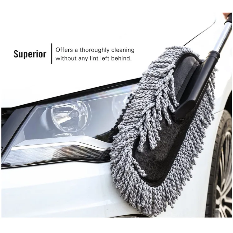 Car Duster Car Cleaning Kit Interior Duster and Exterior Duster with Extendable Handle