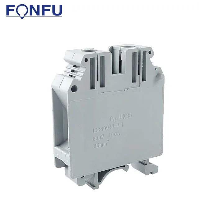 Uk35n Dinrail Terminal Blocks 35mm2 Section 150a 800v Din Rail