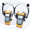 Handheld 1310/1550nm Fiber Optic Talk Set 60~80km/digital optical phone with light source sales for pair.