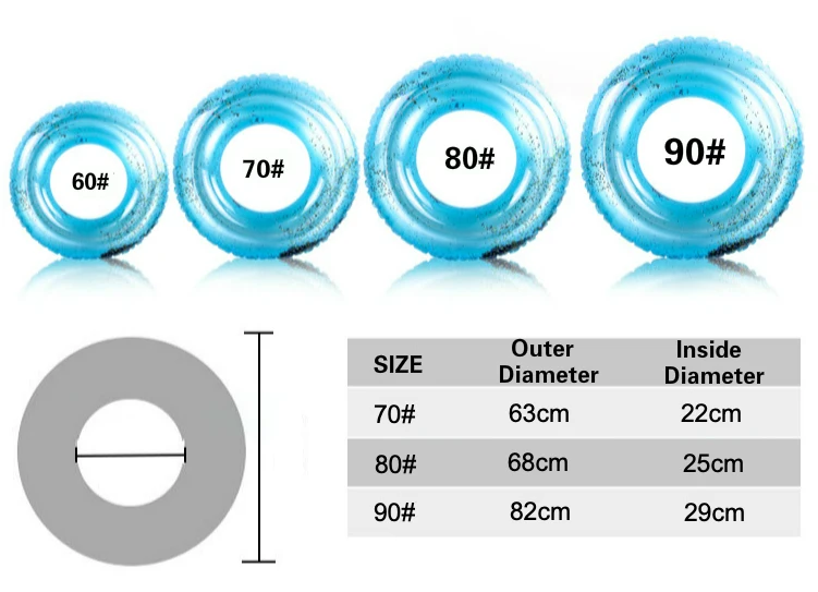 pvc inflatable swim ring