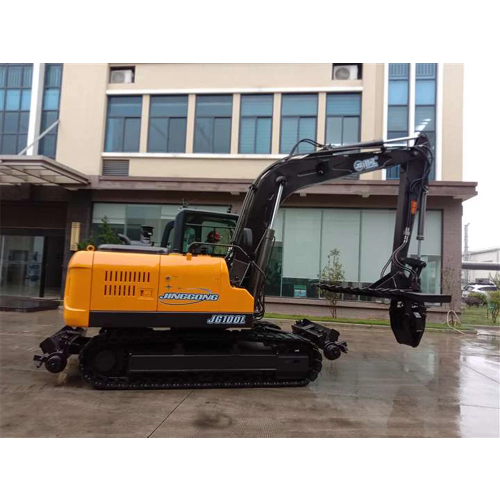 Jinggong Railway Excavator Railroad Equipment Railway Track Laying