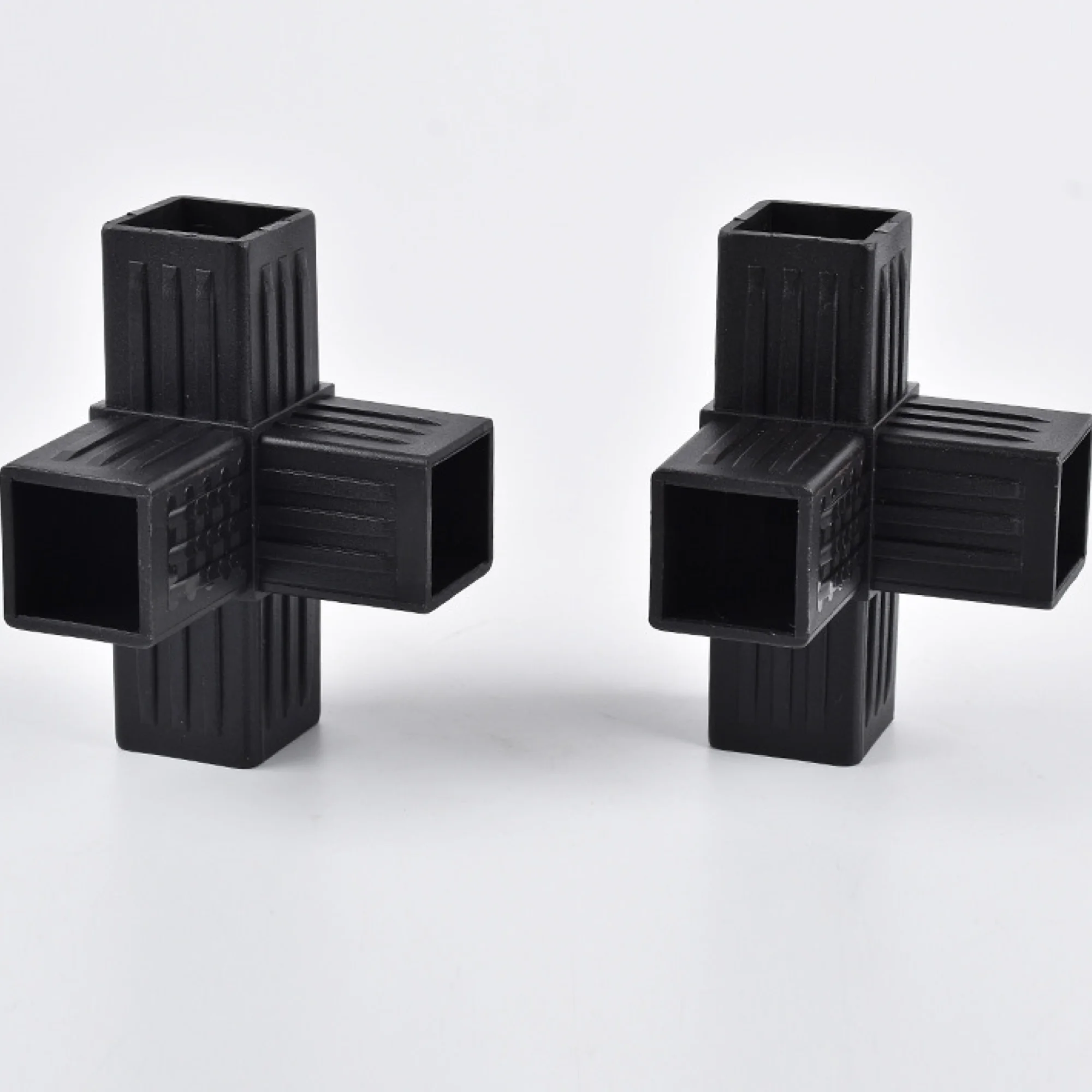 Plastic Square Tube Corner Connectors 20mm 25mm 30mm 32mm Square Tube