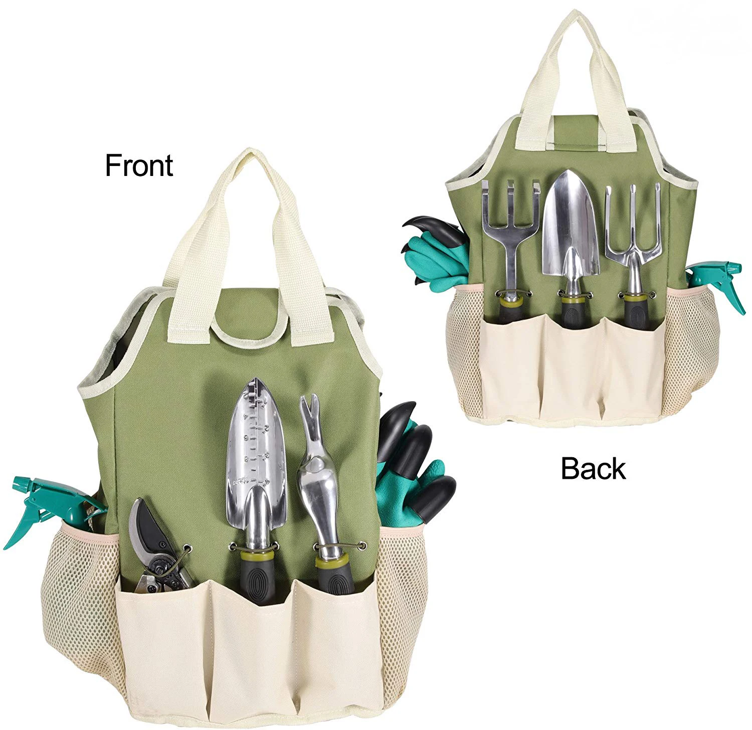 Super Luxury Garden Accessories Tool Set Organizer Tote Bag Transplant ...