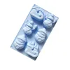 3D gumpaste sugarcraft chocolate mold silicone Santa claus snowman reindeer Christmas baking tools