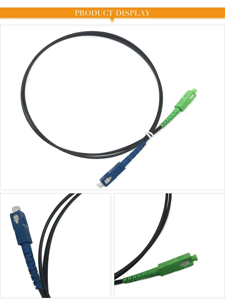 Pre-connectorized Drop Cable Sc/upc-sc/upc-gjyxfch-frp-1b6a2 150m - Buy ...