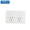 New Arrival Product 10A 2 Gang 2 Way Surface Mount Light Electricity Wall Switch
