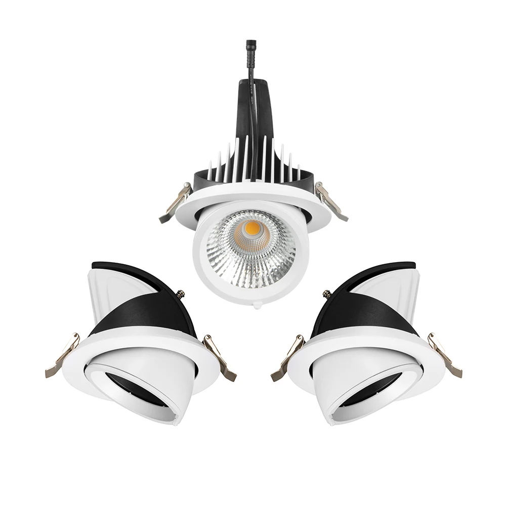 gimbal lighting 50W recessed led gimbal downlight  for indoor