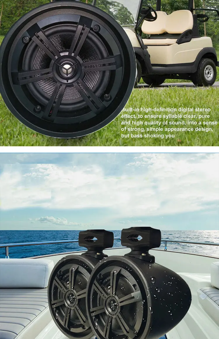 marine pa speaker waterproof tower speaker 6.5 inch subwoofer - ANKUX.COM