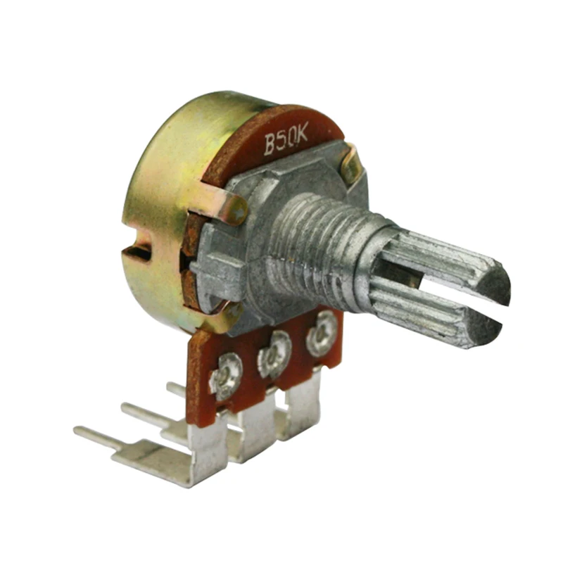 Alps Pcb Rotary 4.7k Ohm Potentiometer B500k B100k Audio Video Carbon