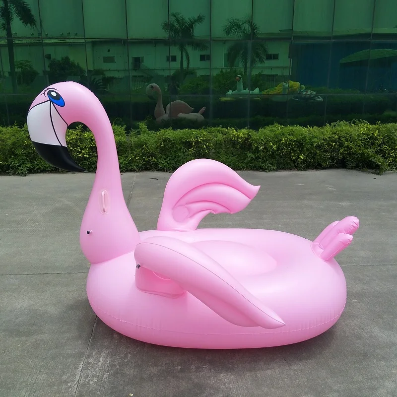 pink flamingo inflatable pool