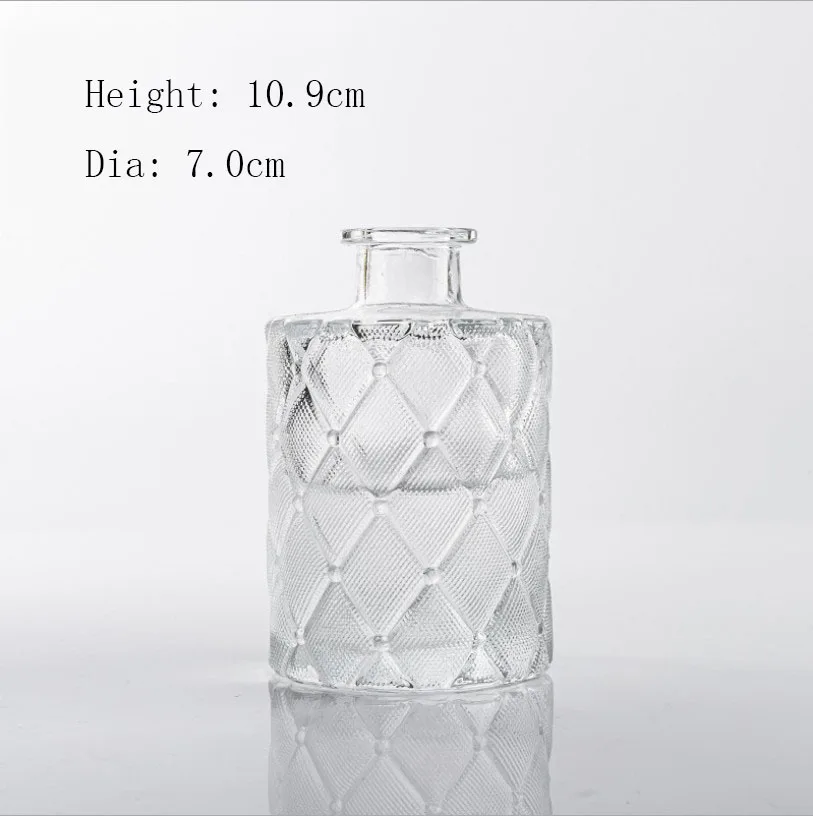 Glass Diffuser Bottles Diffuser Jars With Caps Set Fragrance ...