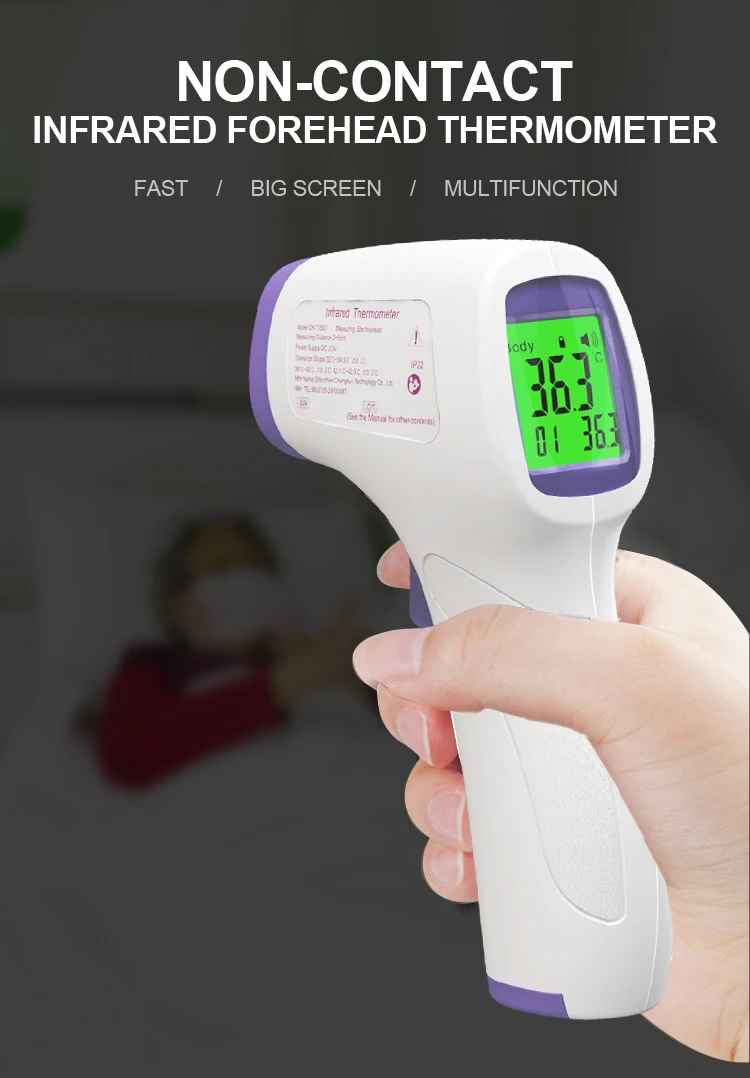 Ce Approved Low Price Digital Thermometer Forehead Non Contact Body