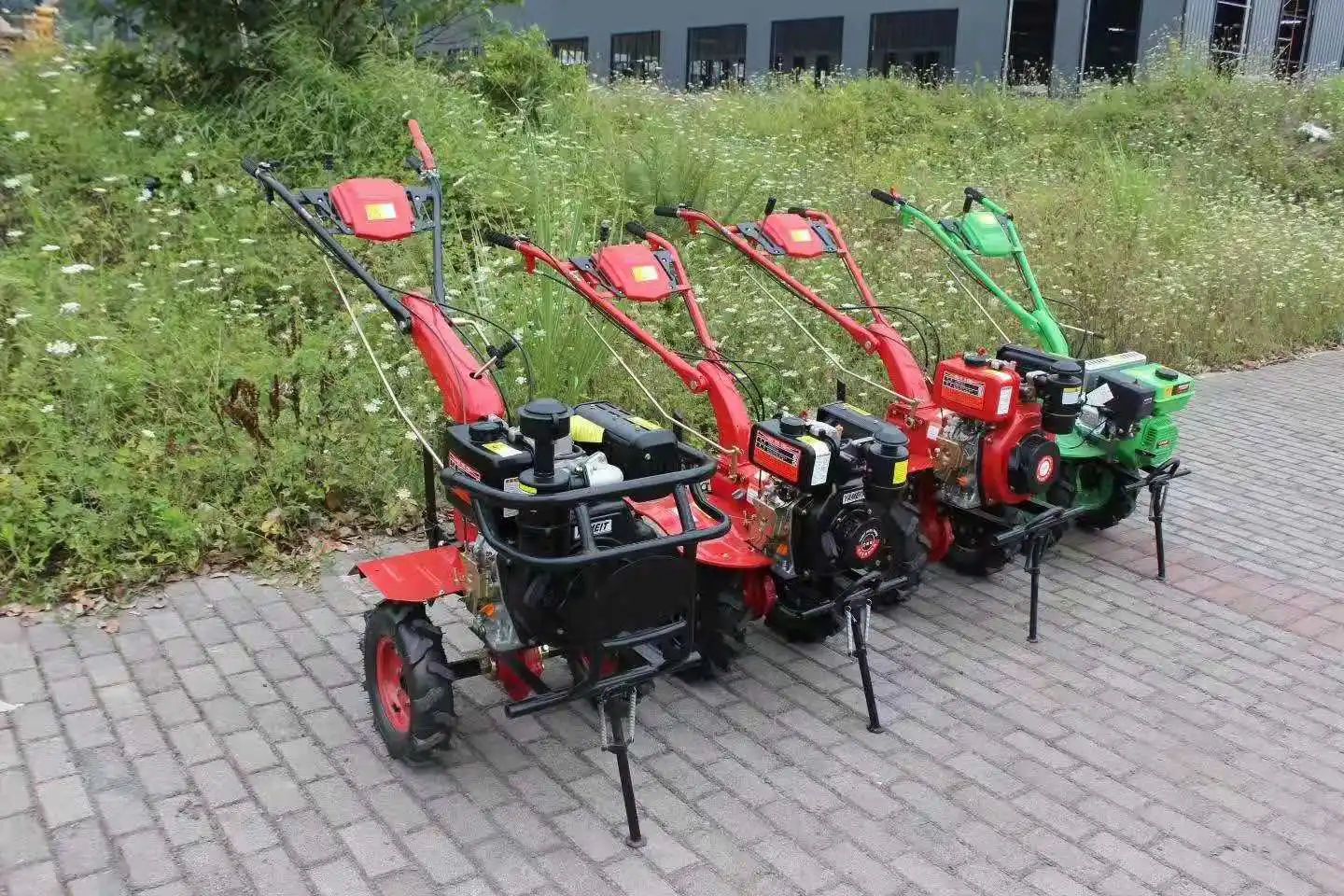 Rice Weeder Machine 12hp Tiller Weeding Machine Power Tiller Mini