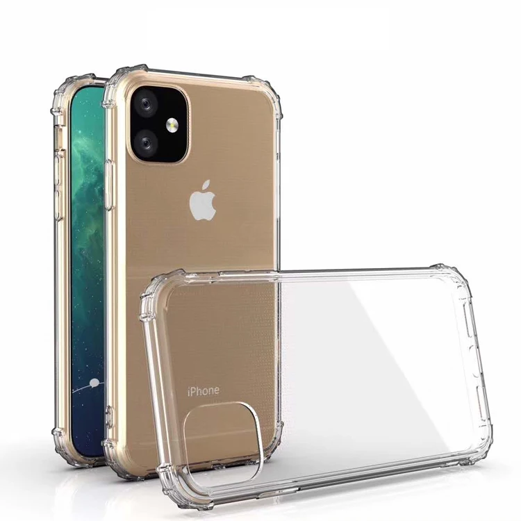 For Iphone 11 12 Pro Max Case Slim Tpu Rubber Transparent Crystal Clear