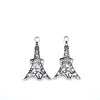 zinc alloy tibetan silver eiffel tower pendants charms for bracelet Jewelry making