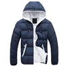 Latest High Quality new design Casual Collar Outwear Solid Color clothes Men Winter jackets