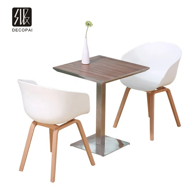 Wholesale Hot Sell High Quality Solid Wood Restaurant Table Set Modern