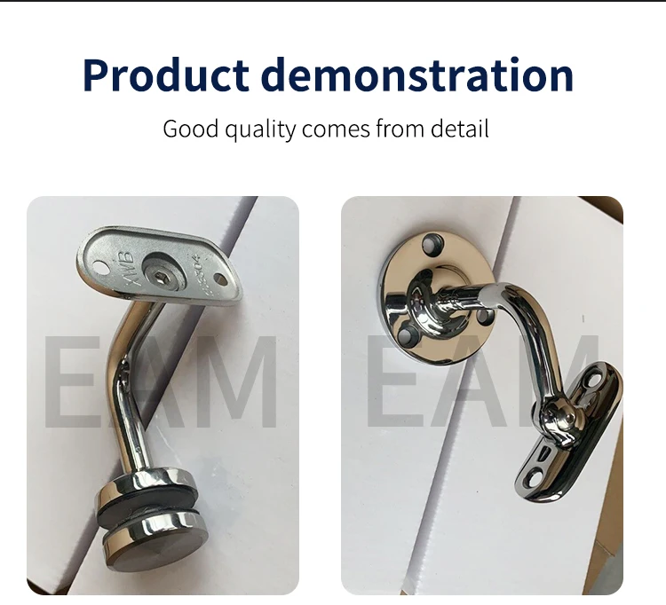 Manufacturers direct stainless steel stair handrail accessories managed series of slices stainless steel hand rail fittings