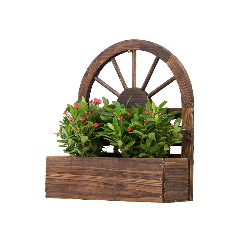 
Indoor Metope Solid wood Wall hanging Flower box Corrosion protection 