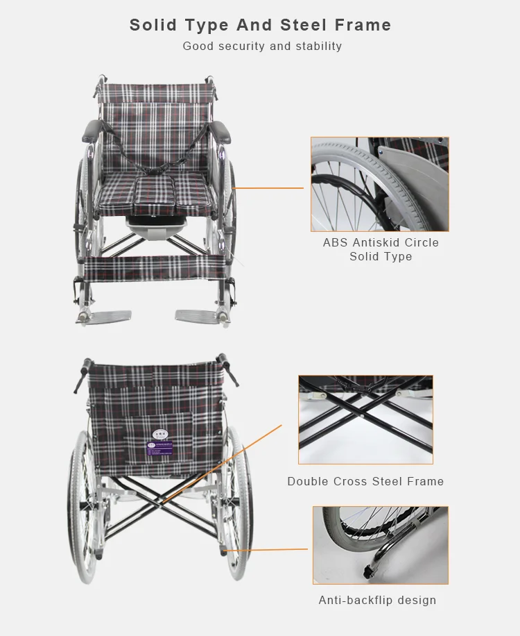 New Design Adult Wheelchair Disabled Vehicle Shower Chair For Cerebral