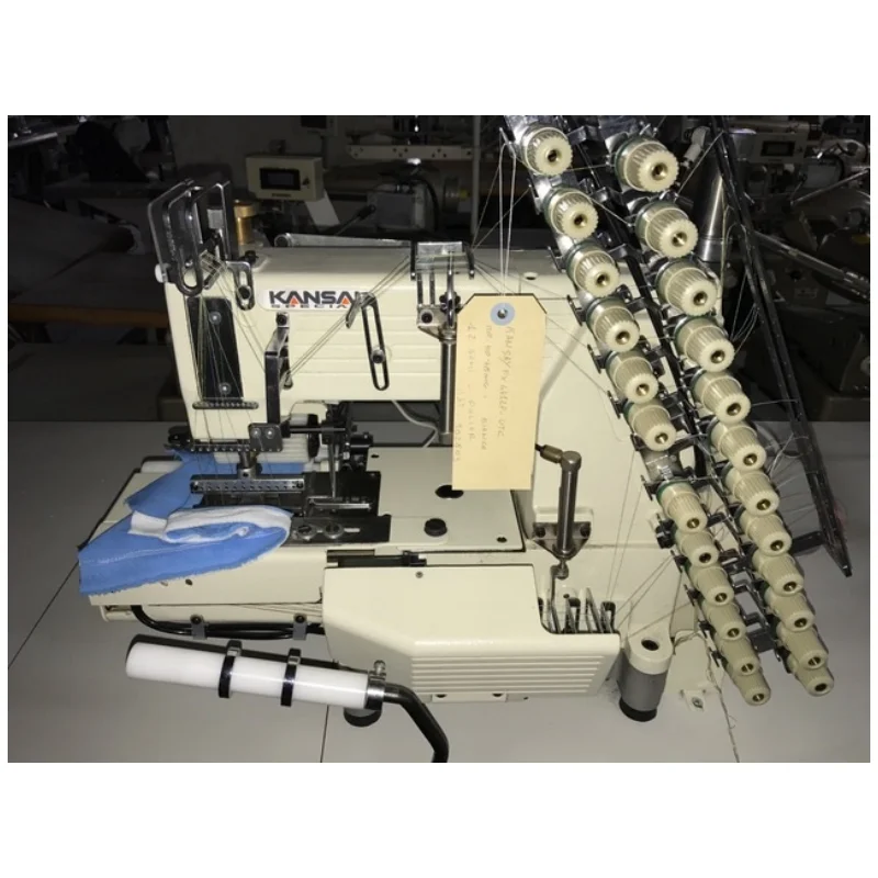 Secondhand Kansai 4412P Multi-Needle Chain Stitch Machine for