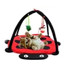 New gadgets China tent with hanging toys helps cats get exercise