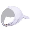 Curl hair cap 4 panel curved brim half baseball cap backless cap