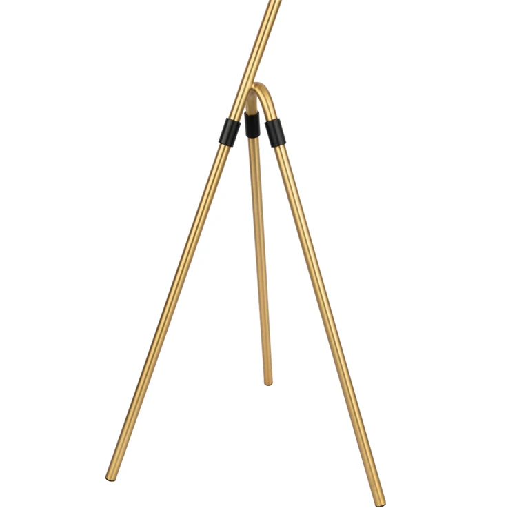 Modern Simple Bullet Lamp Shade Fashion Bronzed Tripod Legged Floor Lamp (Black 150 White) 2