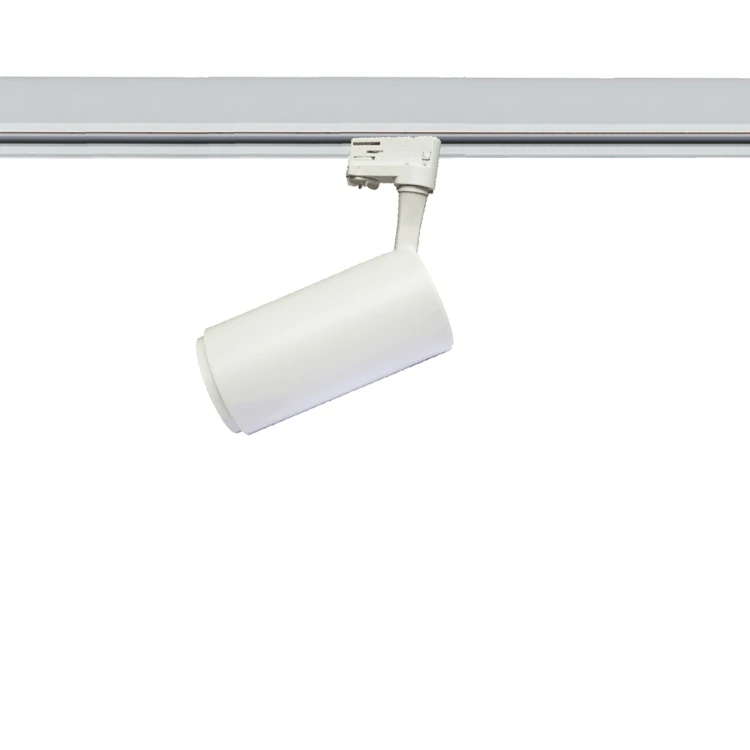 Popular sale top quality warranty adjustable beam white energy save lighting commercial LED track light