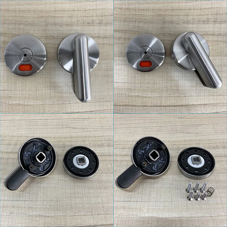 2020 high quality product 304 stainless steel toilet cubicle partition Indication lock