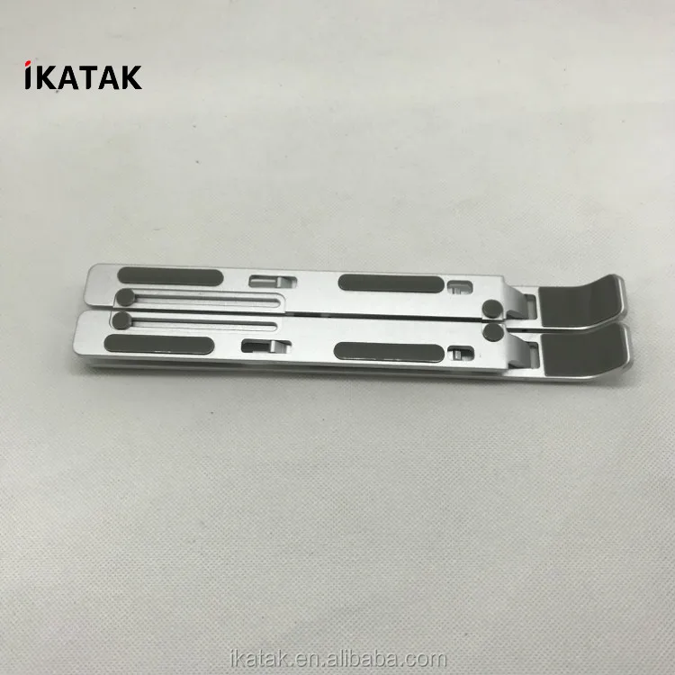 IKATAK Adjustable Eye-Level Ergonomic Design Aluminum Portable Foldable Laptop Stand