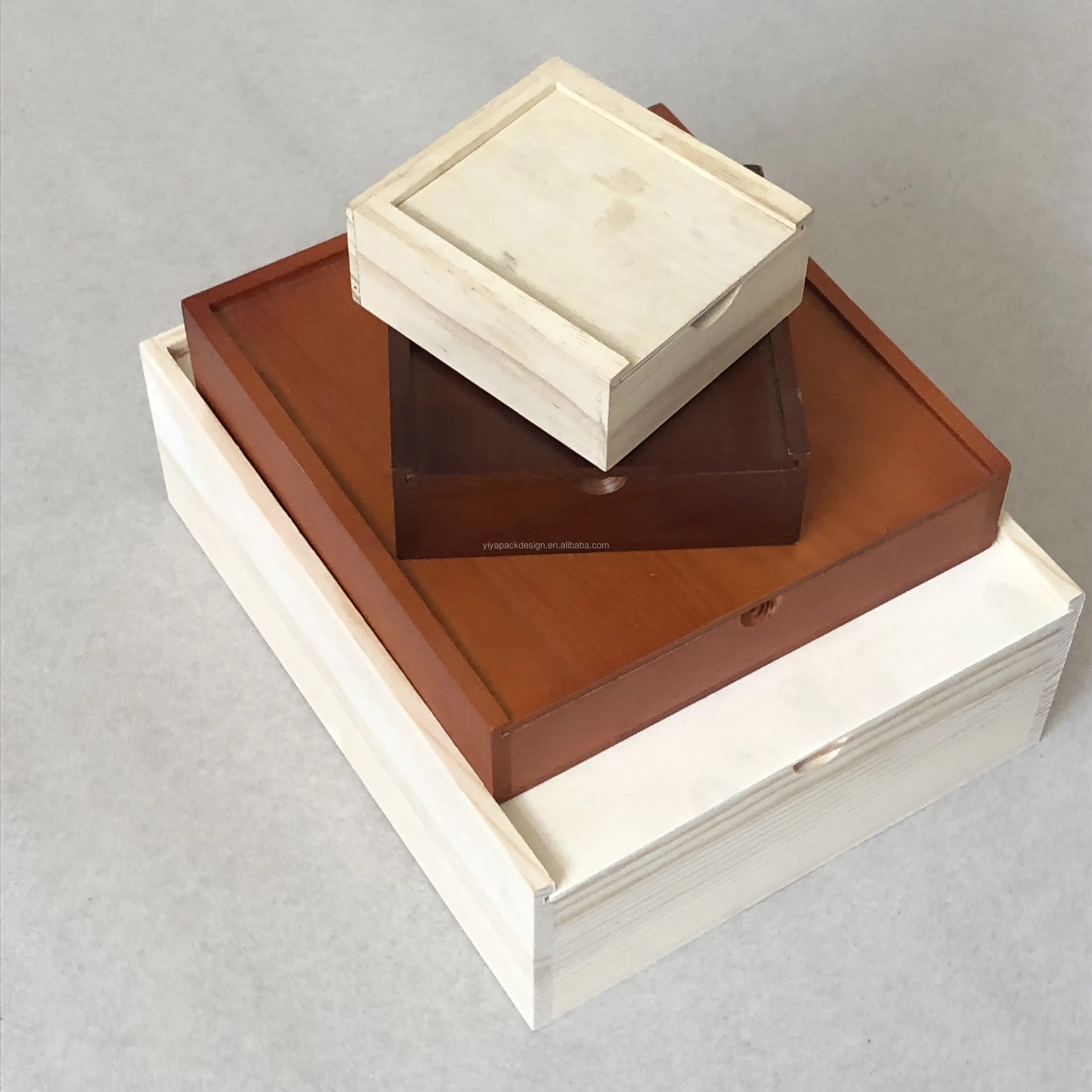 Natural Pine Wood Drawer Gift Boxes Wooden Wine Boxes Buy Wooden Gift